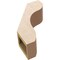 Ekena Millwork 5-inch W x 12-inch D x 16-inch H Stanfield Rough Cedar Woodgrain TimberThane Knee Brace, Primed BRCUR05X12X16STARCPR - alternate 6